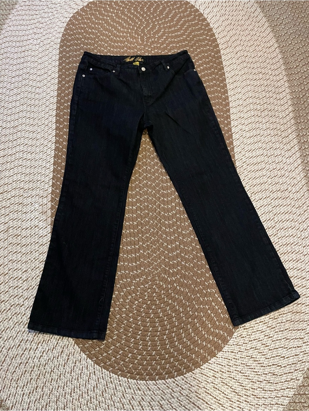 bill blass Black Bootcut Jeans